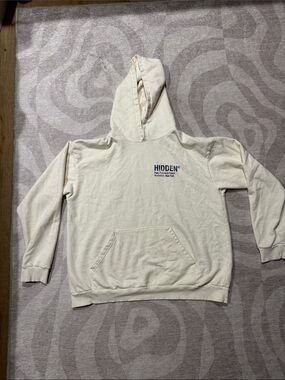 HIDDEN™ Cream Pullover Hoodie for Men